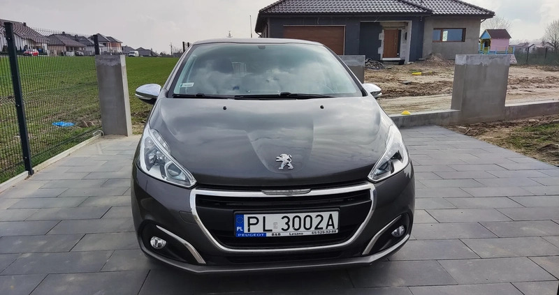 Peugeot 208 cena 38900 przebieg: 46659, rok produkcji 2017 z Leszno małe 56